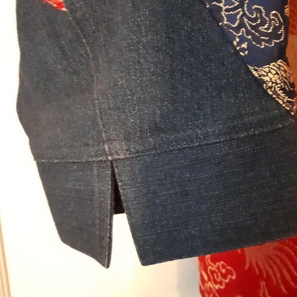 Nygard Sport Oriental Inspired Demin Jacket Large - Picture 4 of 8
